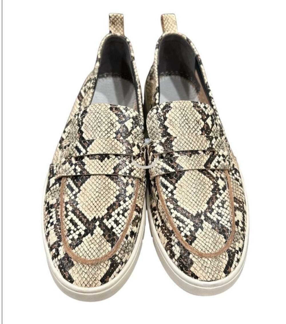 Vionic Uptown Snake Print Loafers Size 9.5